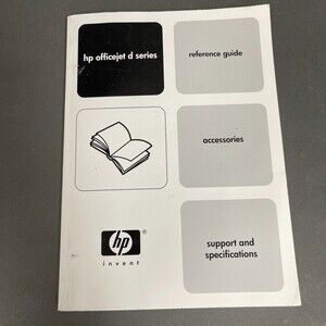 HP Officejet d series J4580 All-in-one Printer for Manual Only